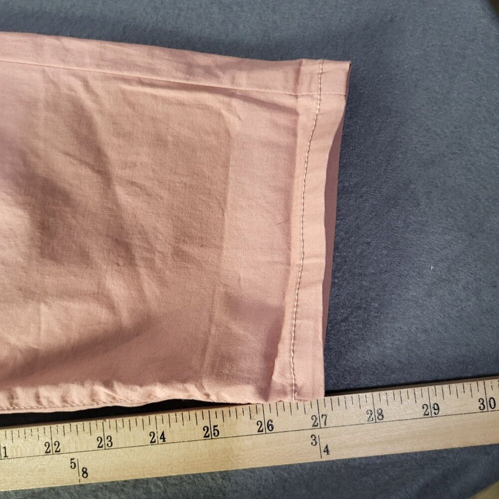 ONE 5 ONE Womens M Haley Extra High Rise Pleated Chino Pants Blush NWT Stitchfix - Picture 11 of 11